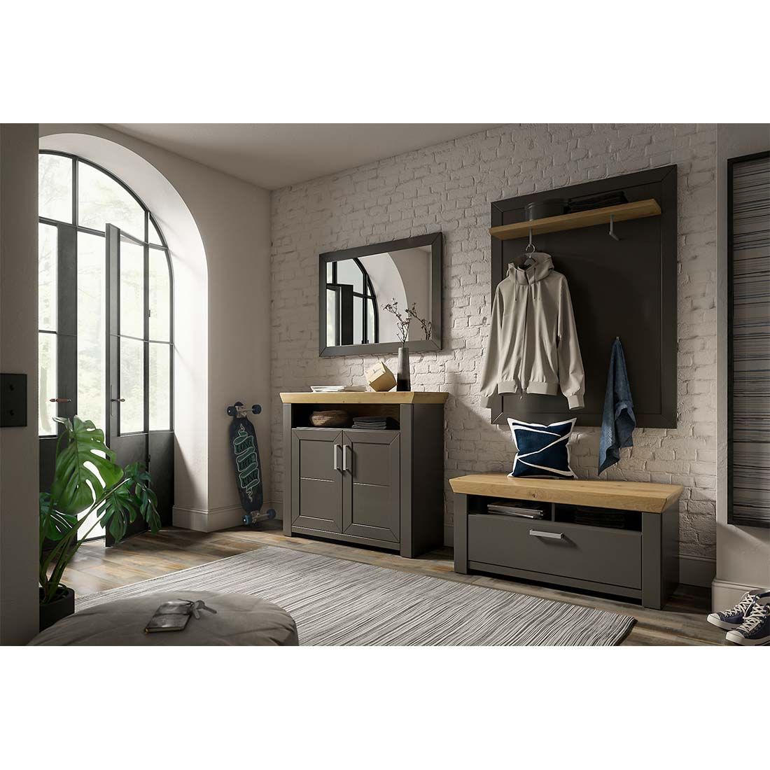 set one York Kommode 104,5x42,2x93,4cm