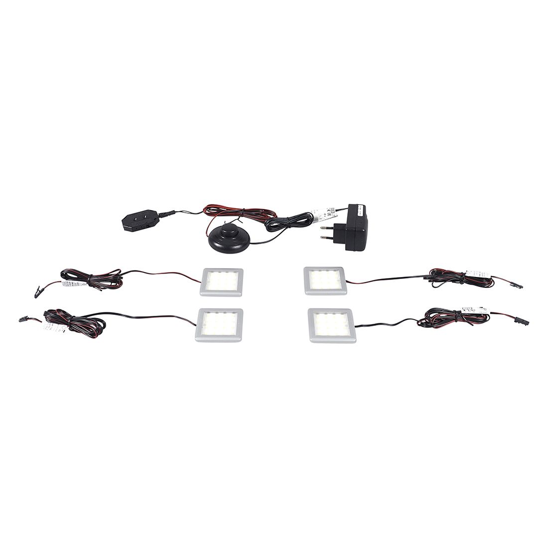 set one York LED-Unterbauleuchte 4er-Set