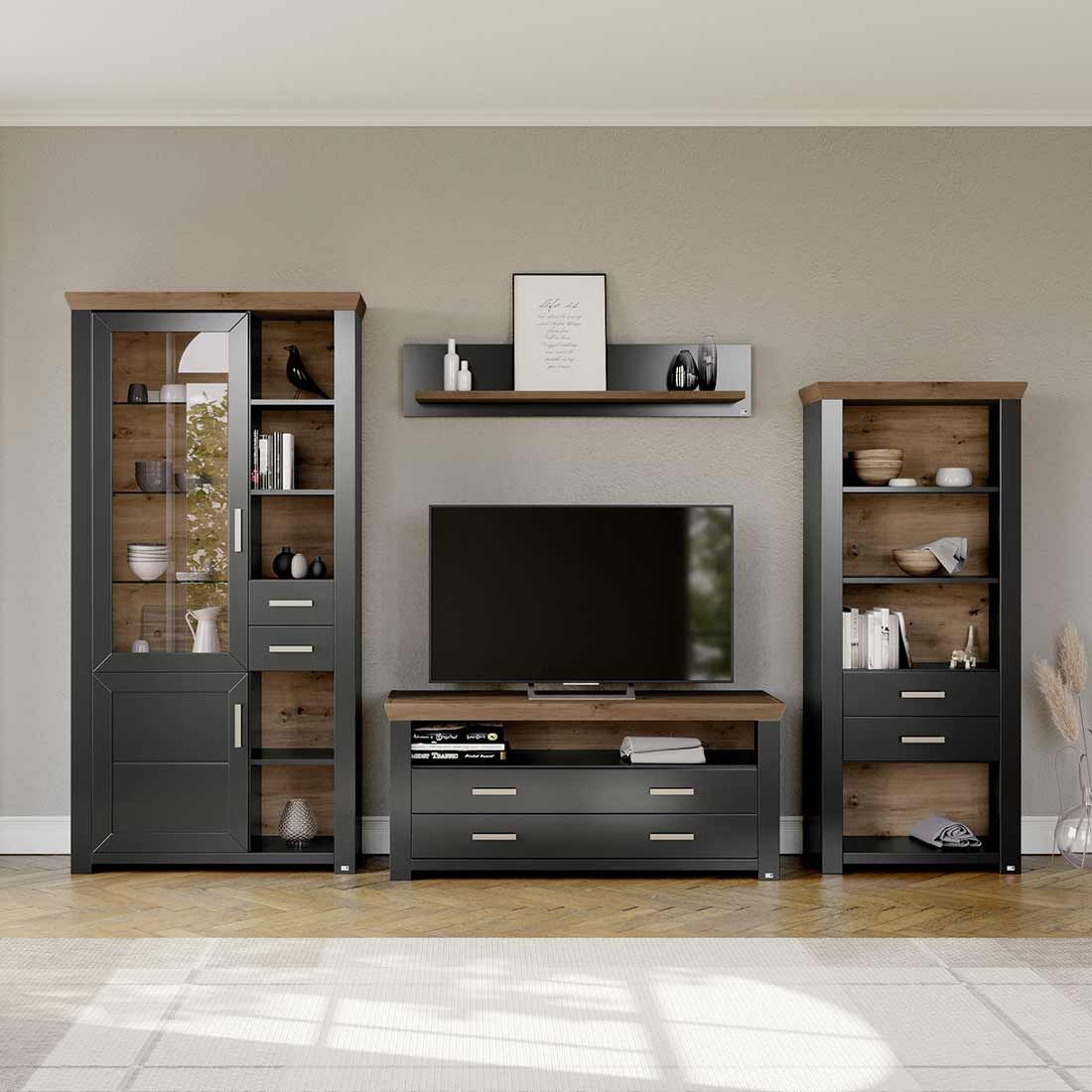 set one York Standregal 74,5x42,2x174,6cm