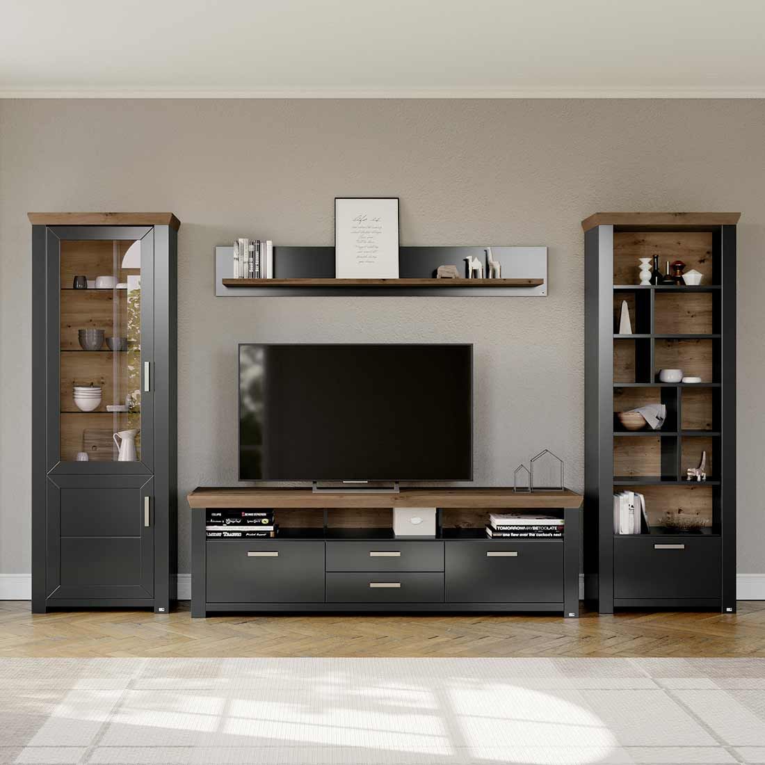 set one York Standregal 74,5x42,2x206,6cm