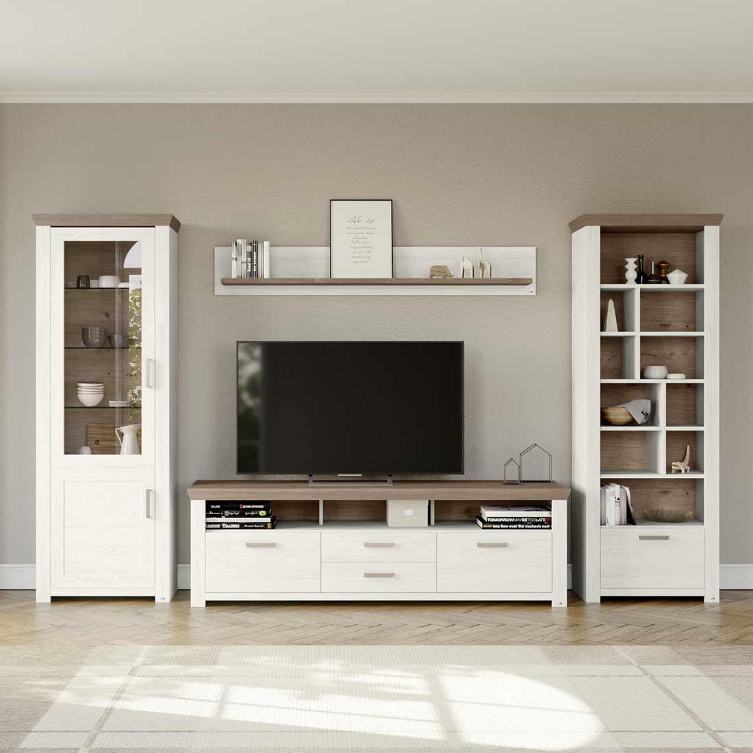 set one York Standregal 74,5x42,2x206,6cm