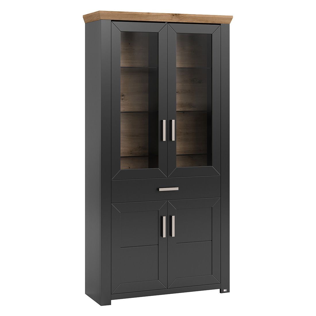 set one York Vitrine 104,5x42,2x206,6cm