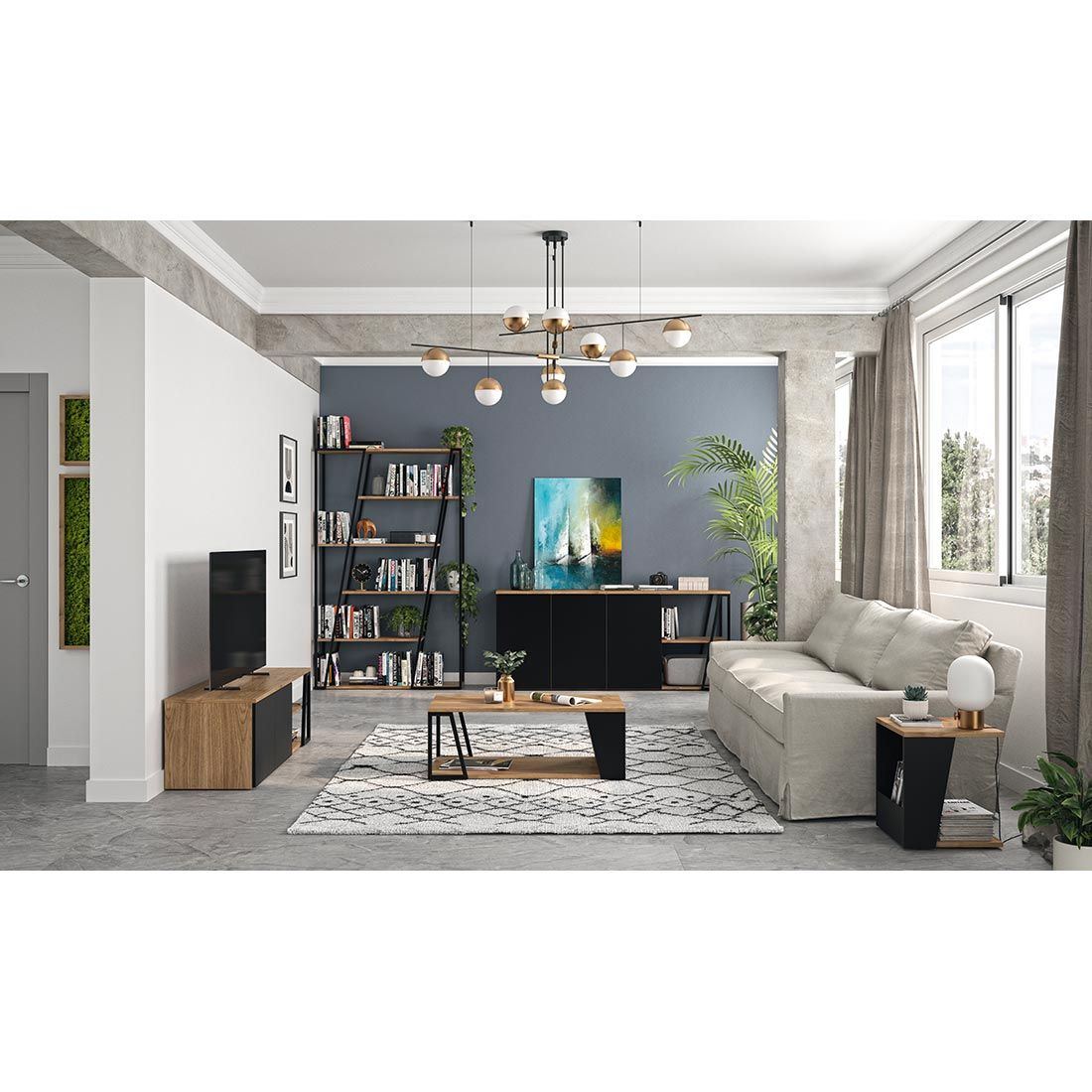 TEMAHOME Albi Couchtisch 100x55cm