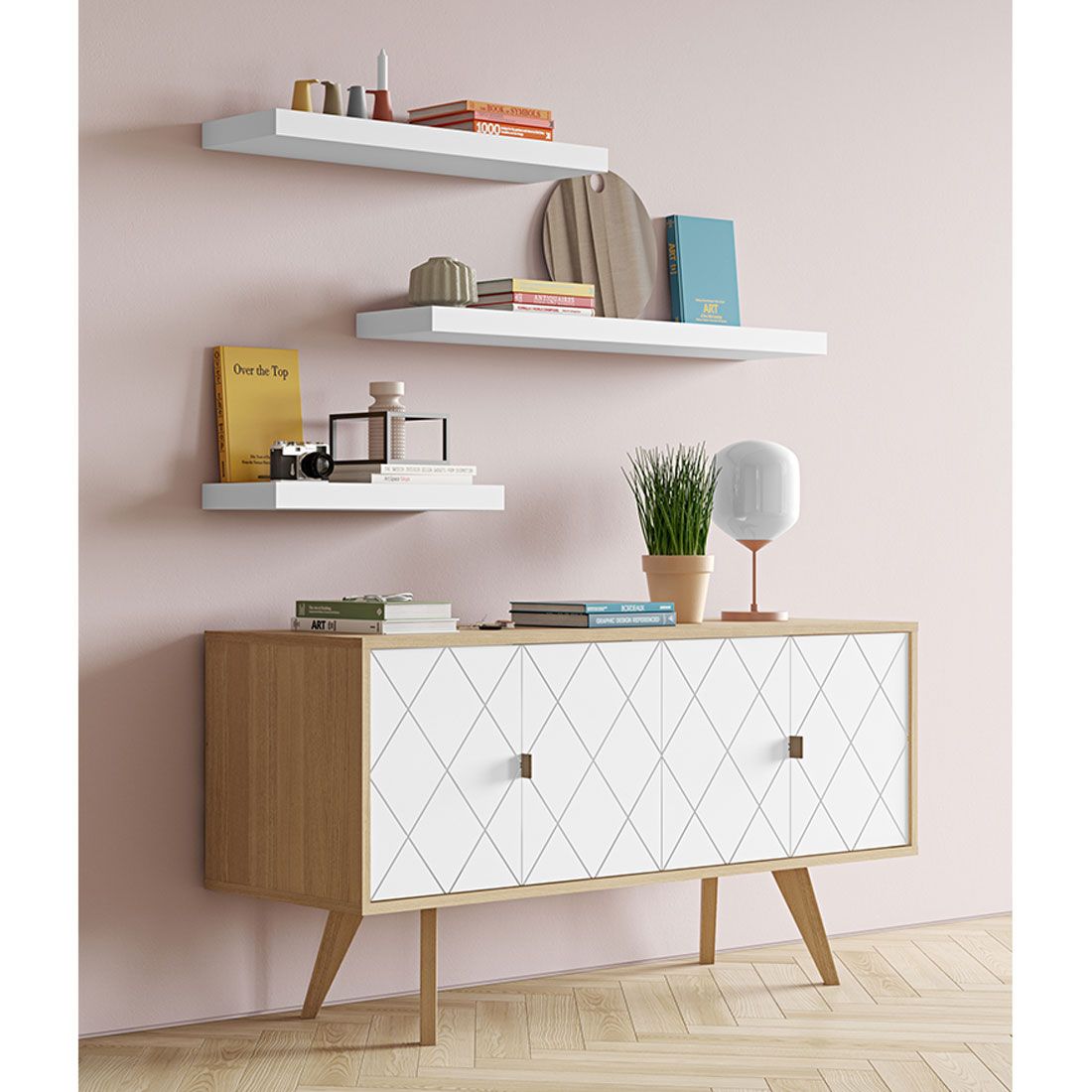 TEMAHOME Balda Wandboard 120x22x5cm