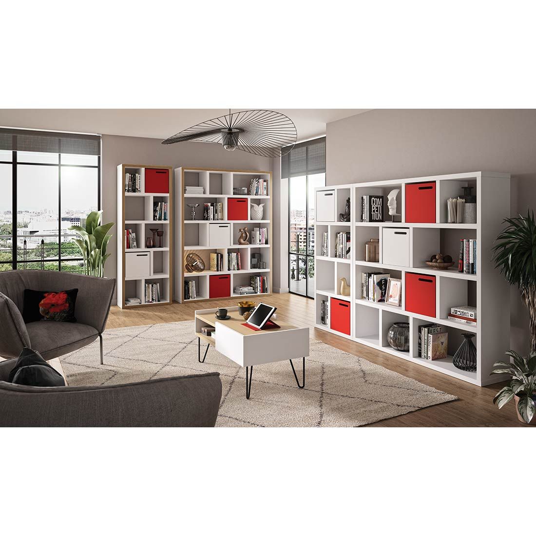TEMAHOME Berlin  Standregal 150x34x159cm