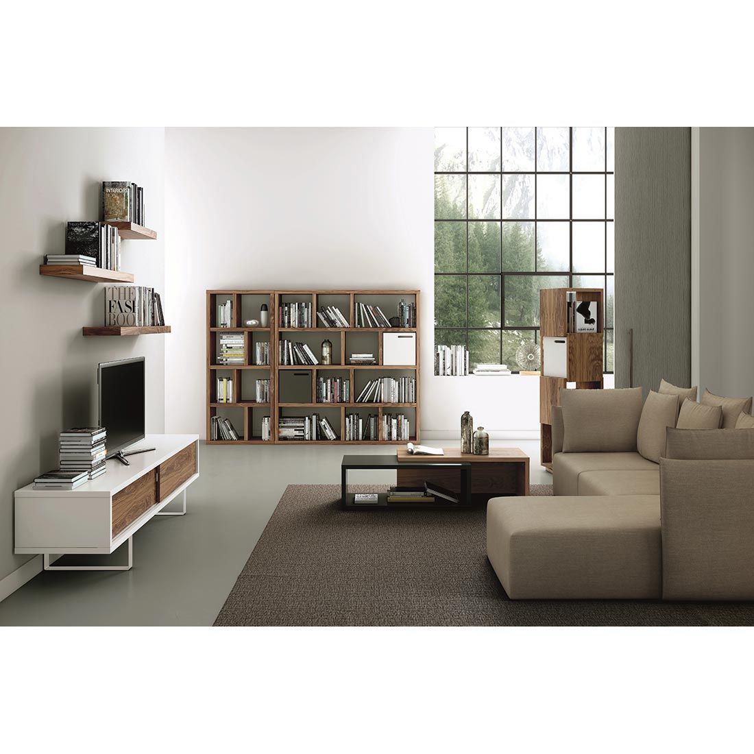 TEMAHOME Berlin Standregal 150x34x159cm