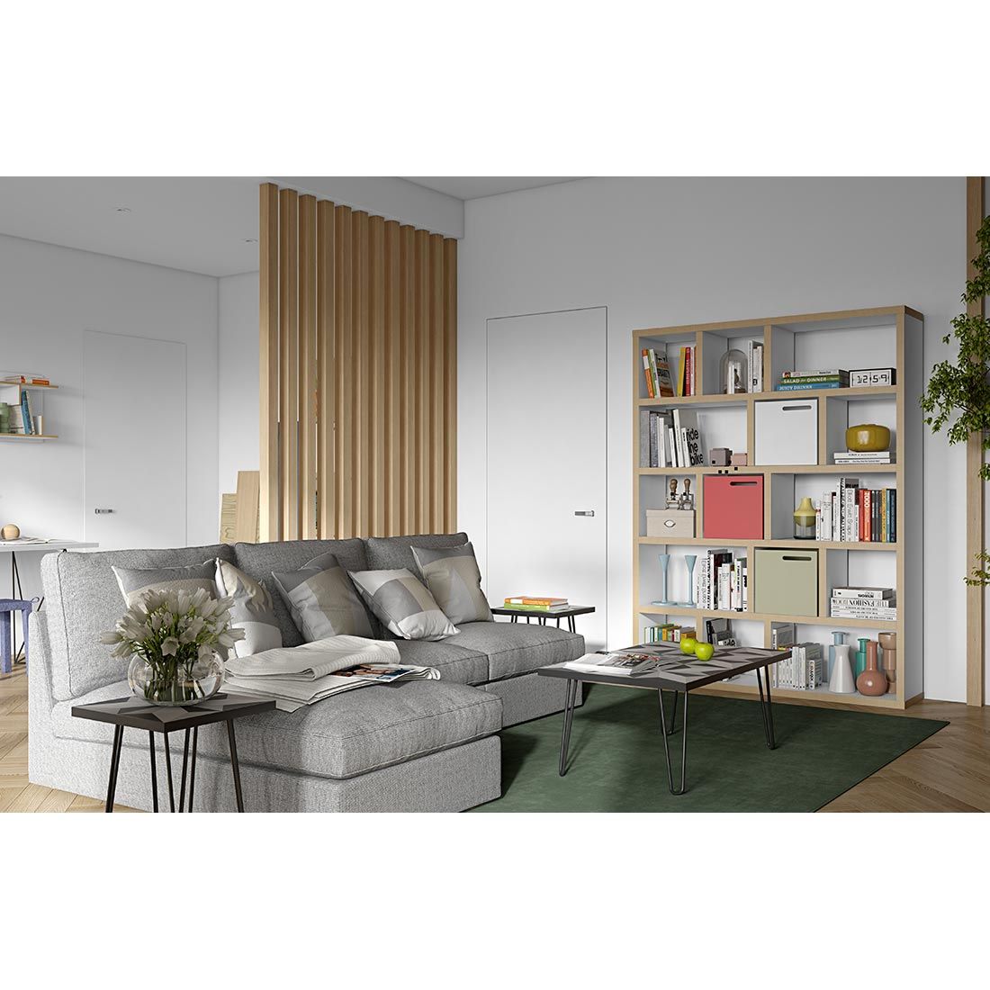 TEMAHOME Berlin Standregal 150x34x198cm