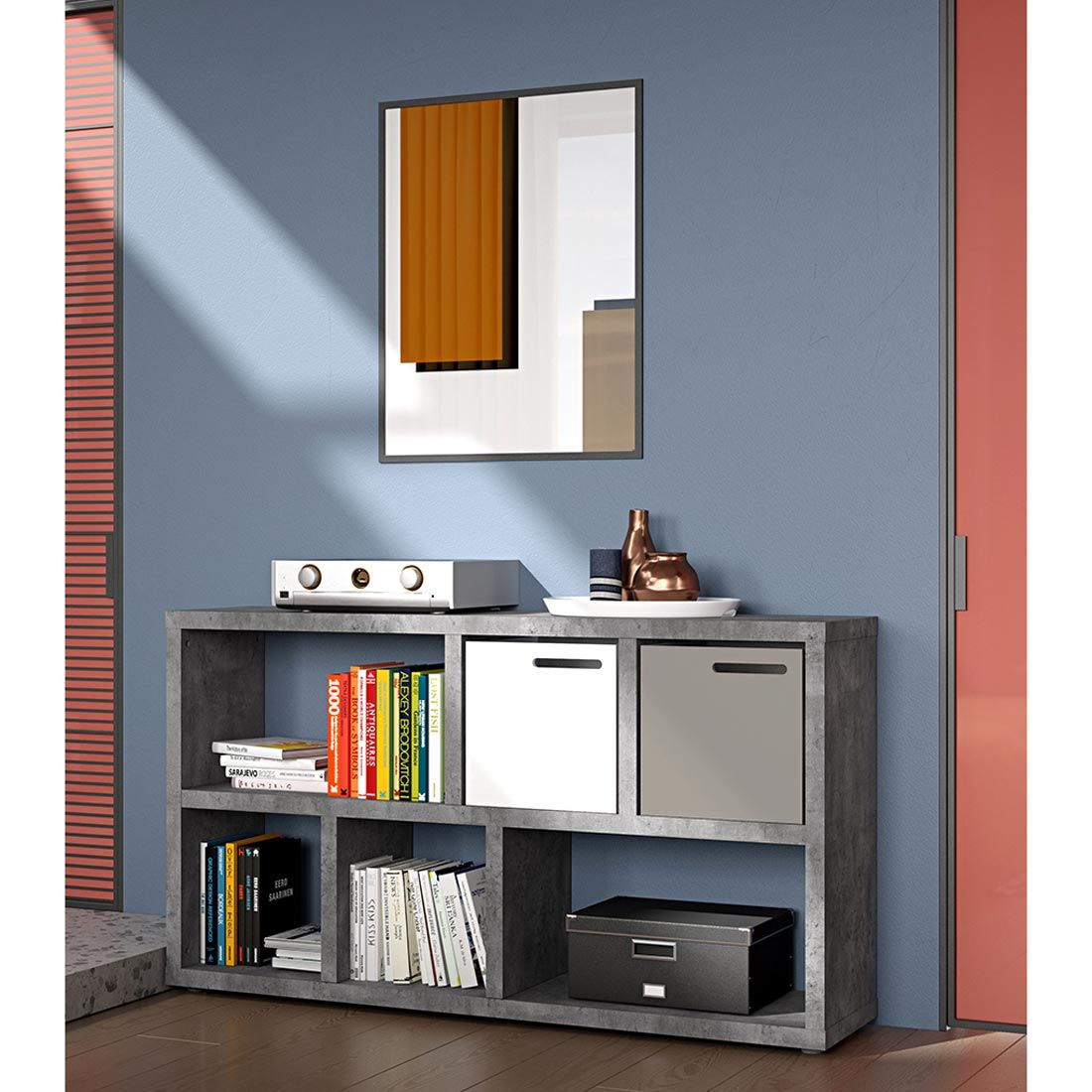 TEMAHOME Berlin Standregal 150x34x83cm