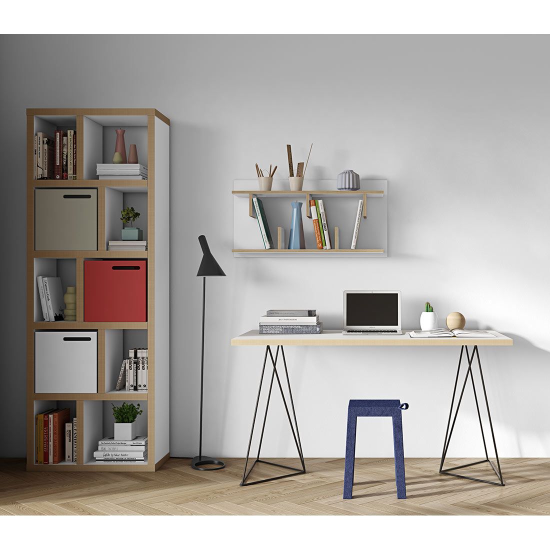 TEMAHOME Berlin Standregal 70x34x198cm