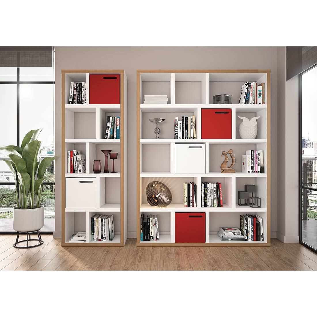 TEMAHOME Berlin Standregal 70x34x198cm