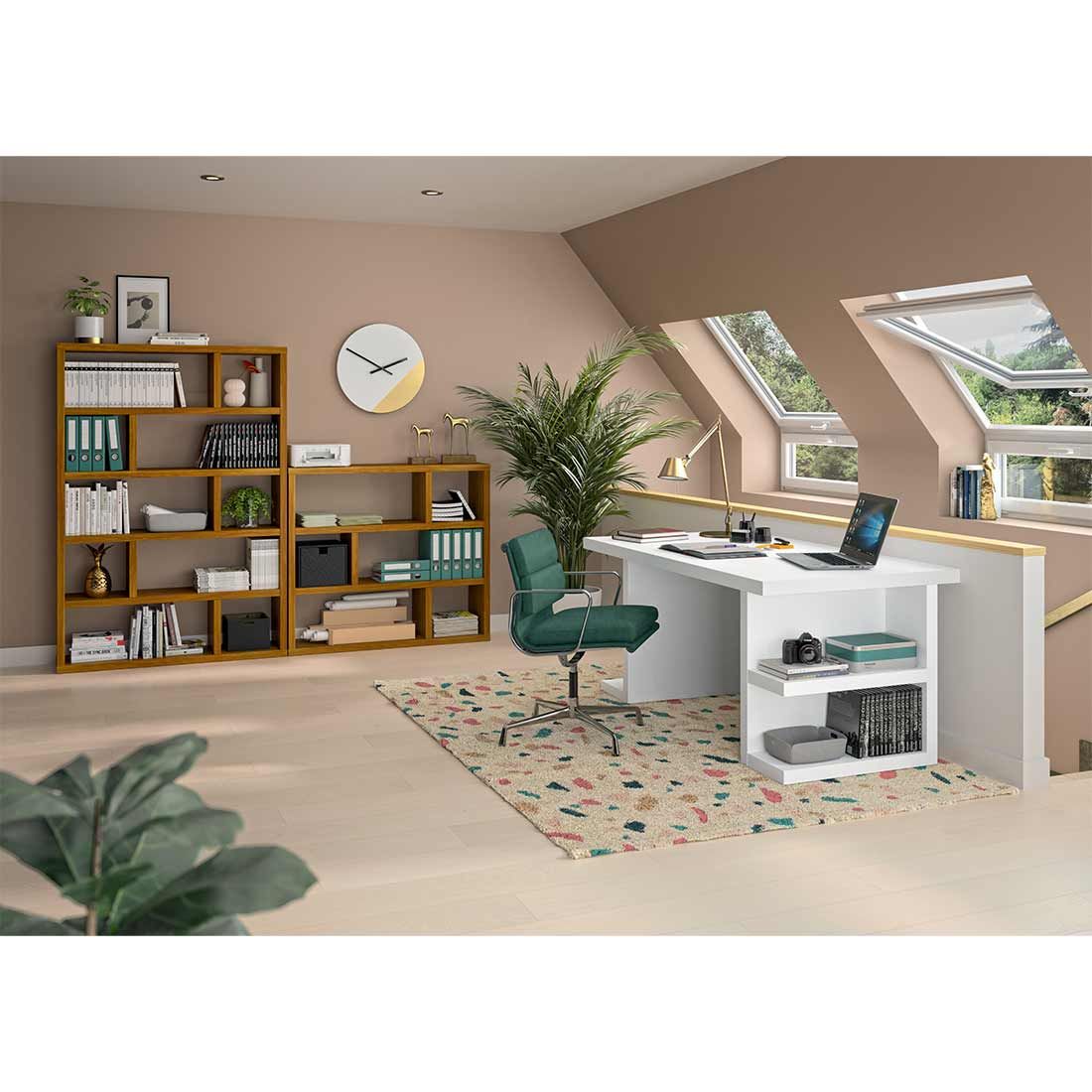 TEMAHOME Dublin Wandregal 120x29x105 cm