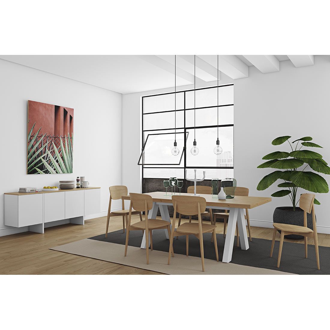 TEMAHOME Edge Sideboard 200x42x76cm