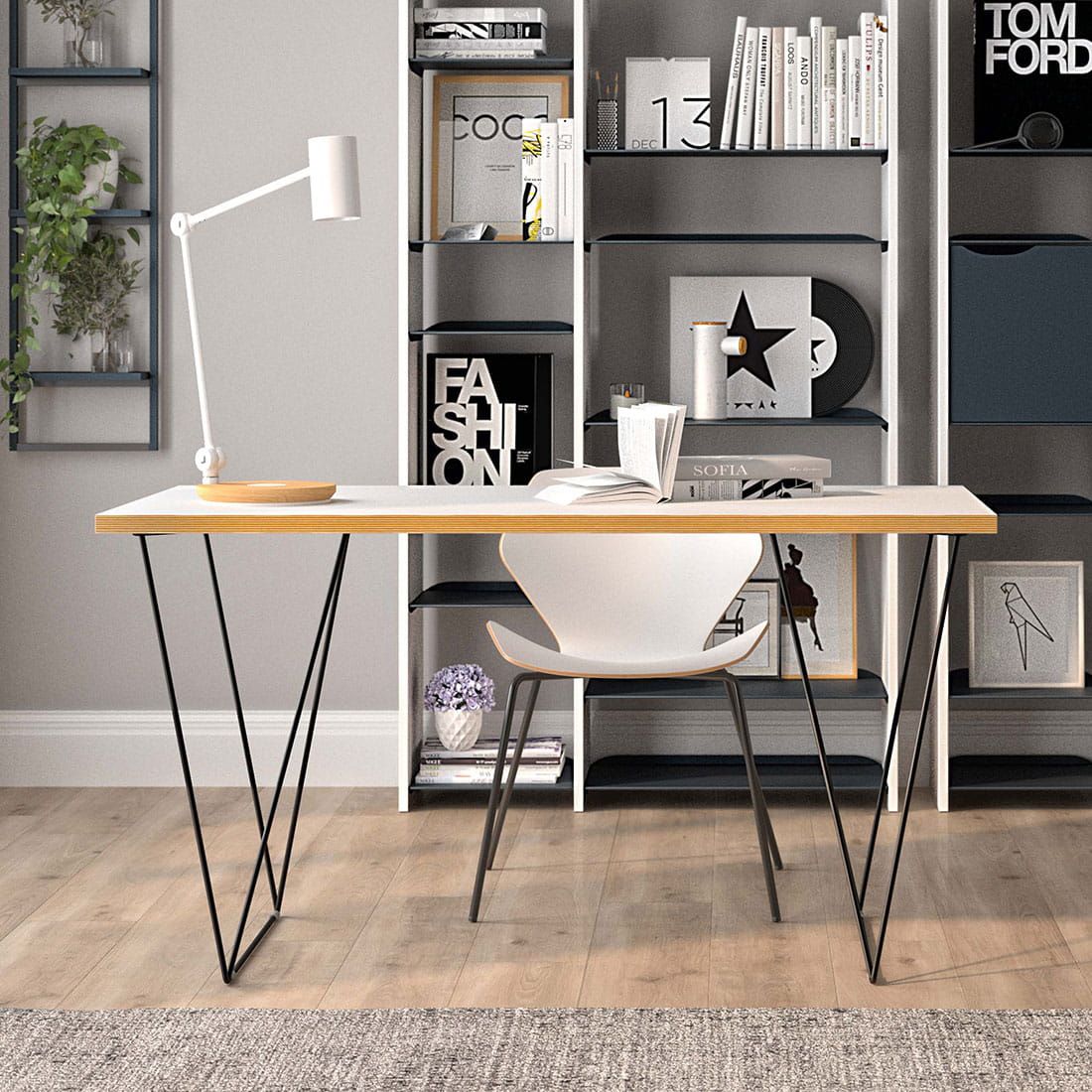 TEMAHOME Flow Schreibtisch 140x75x75cm