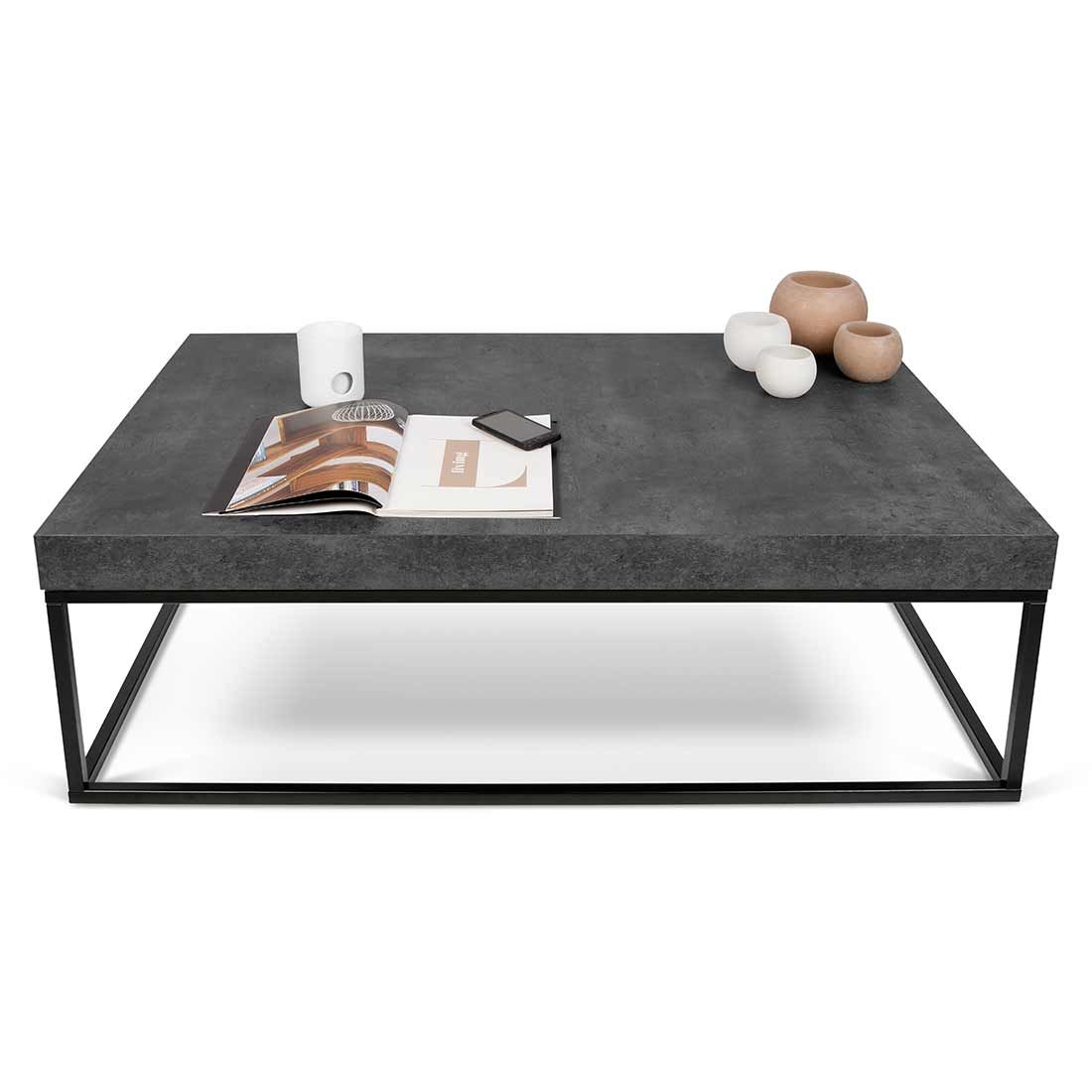 TEMAHOME Petra 120 Concrete Beistelltisch 120x75x38cm