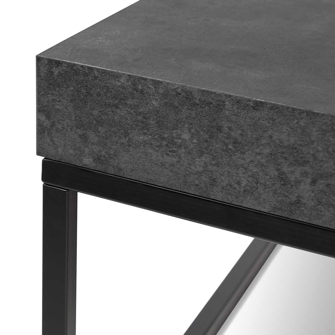 TEMAHOME Petra 120 Concrete Beistelltisch 120x75x38cm
