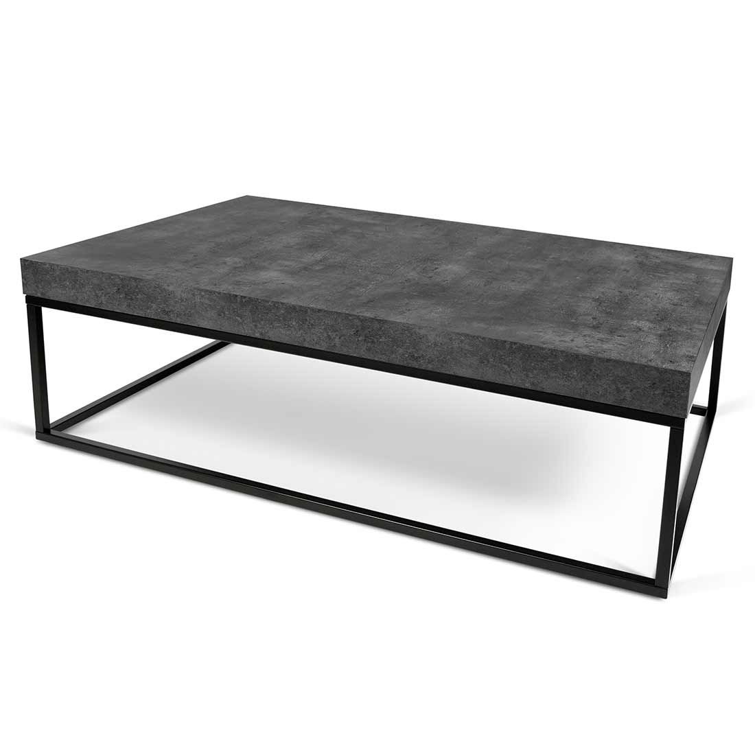 TEMAHOME Petra 120 Concrete Beistelltisch 120x75x38cm