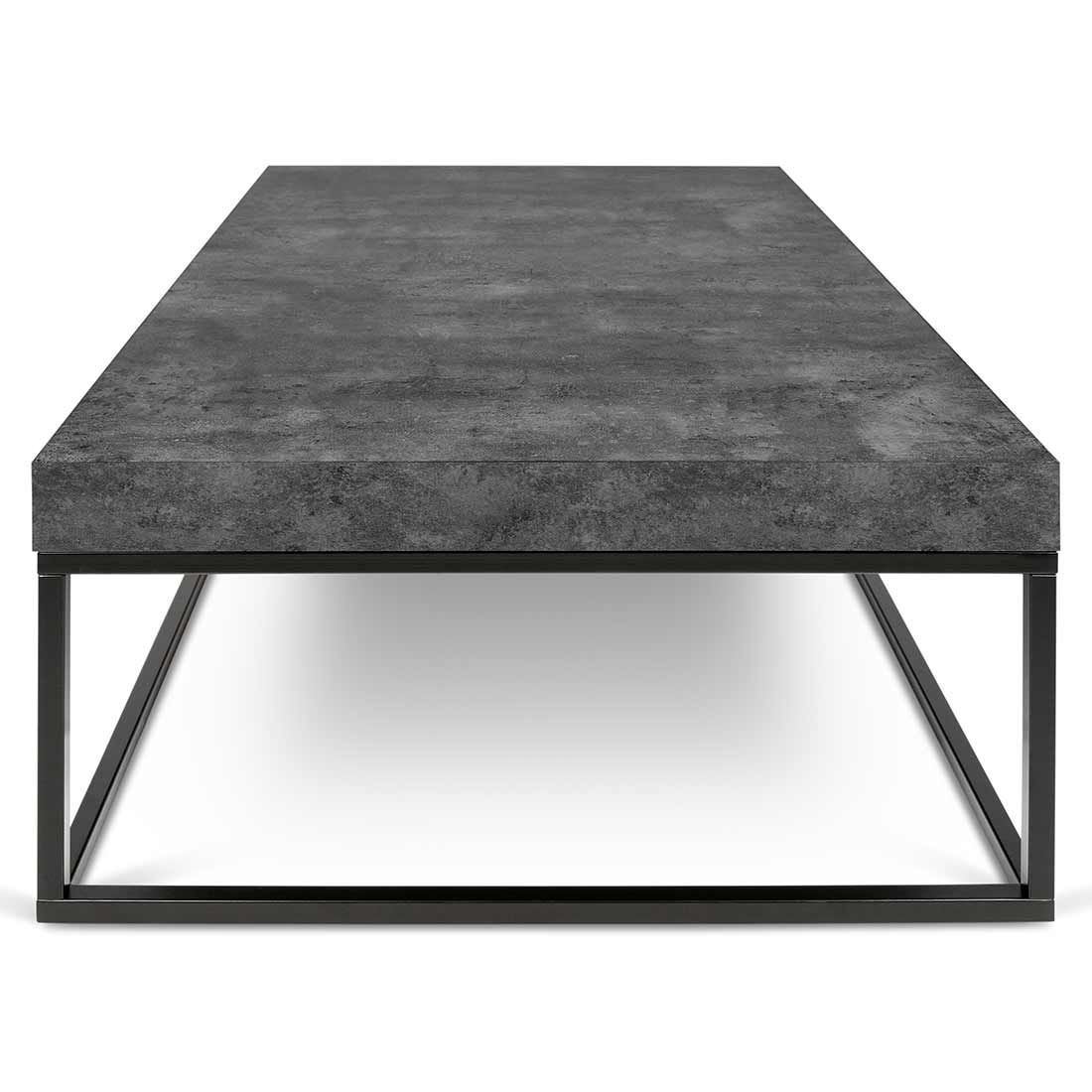 TEMAHOME Petra 120 Concrete Beistelltisch 120x75x38cm