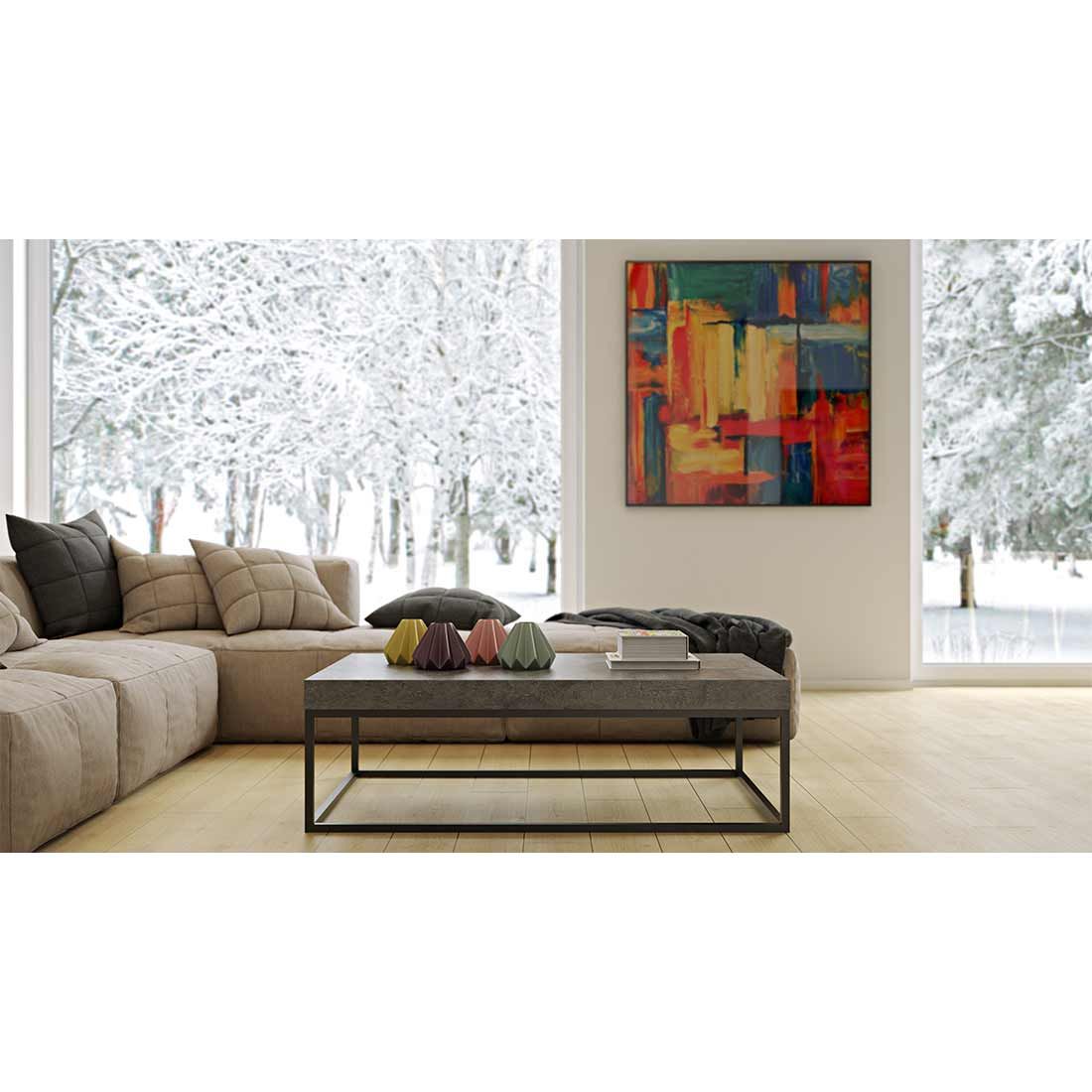 TEMAHOME Petra 120 Concrete Beistelltisch 120x75x38cm