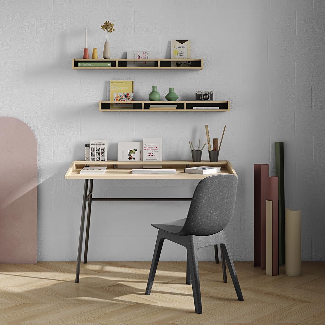 TEMAHOME Ply Schreibtisch  120x60x81cm