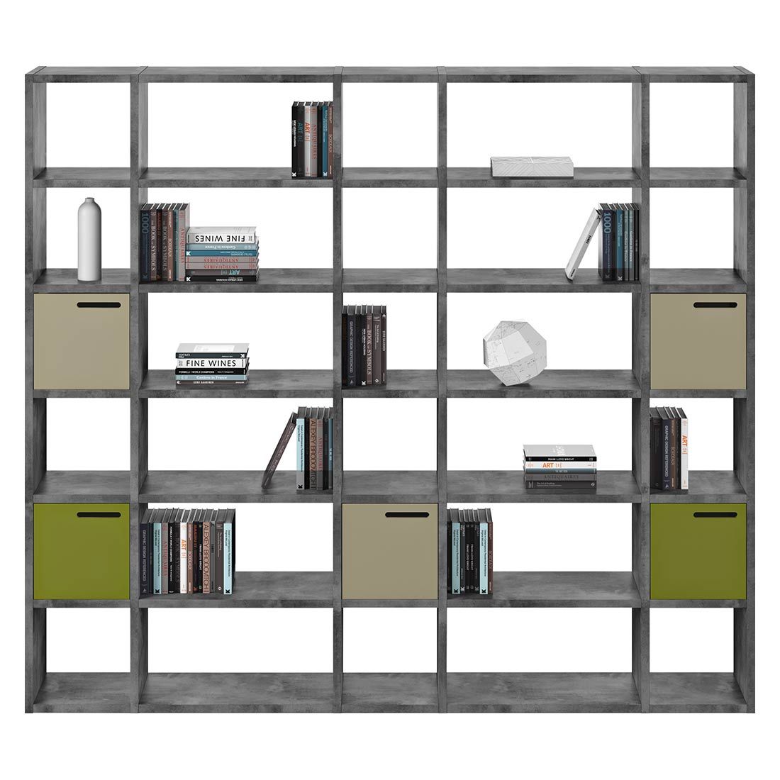 TEMAHOME Pombal Standregal 255x34x224cm