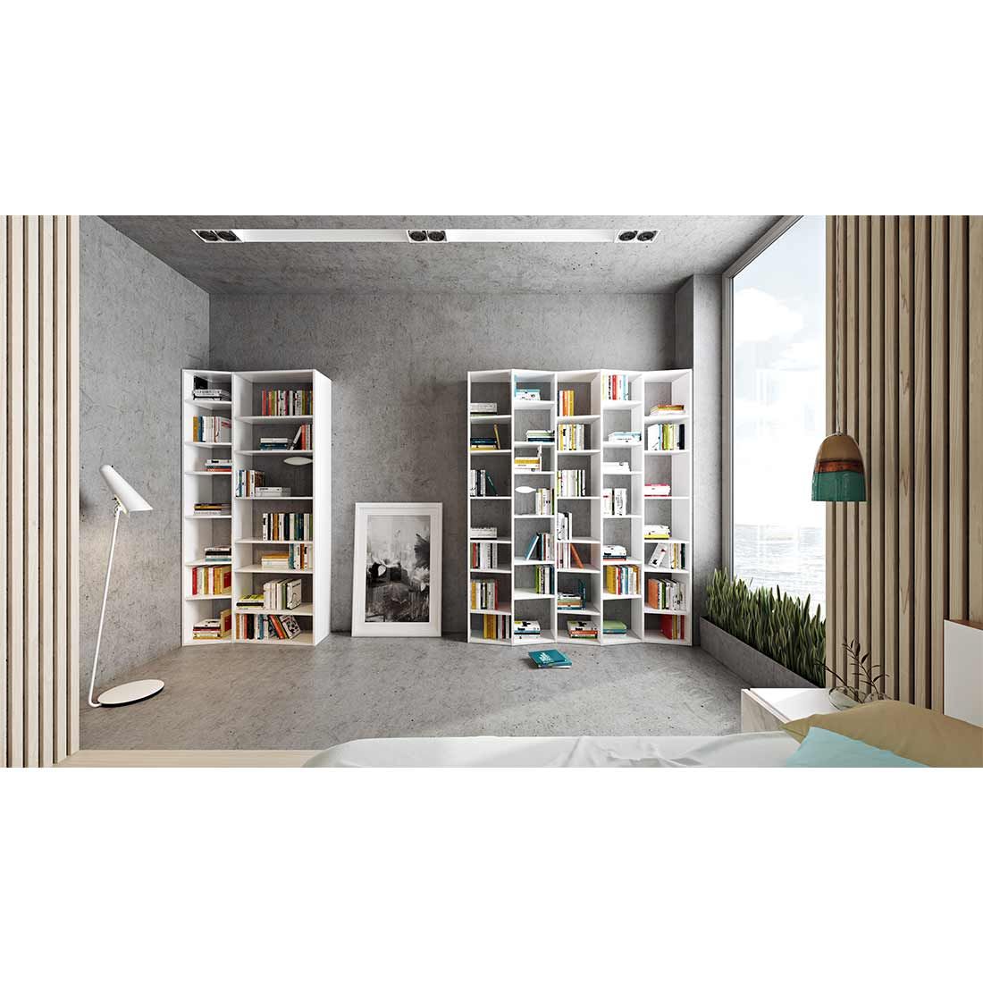 TEMAHOME Valsa 001 Wandregal 108x34x224 cm