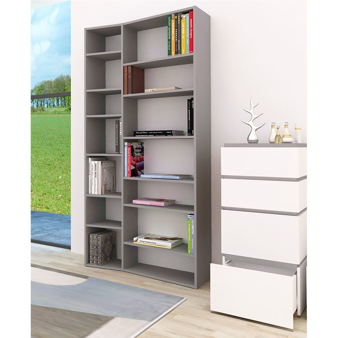 TEMAHOME Valsa Standregal 108x34x224cm