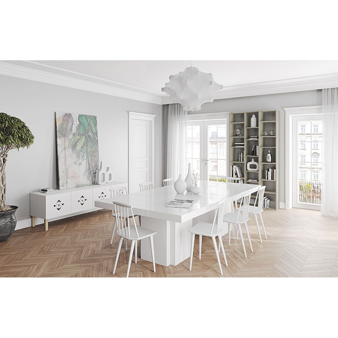 TEMAHOME Valsa Standregal 110x34x224cm