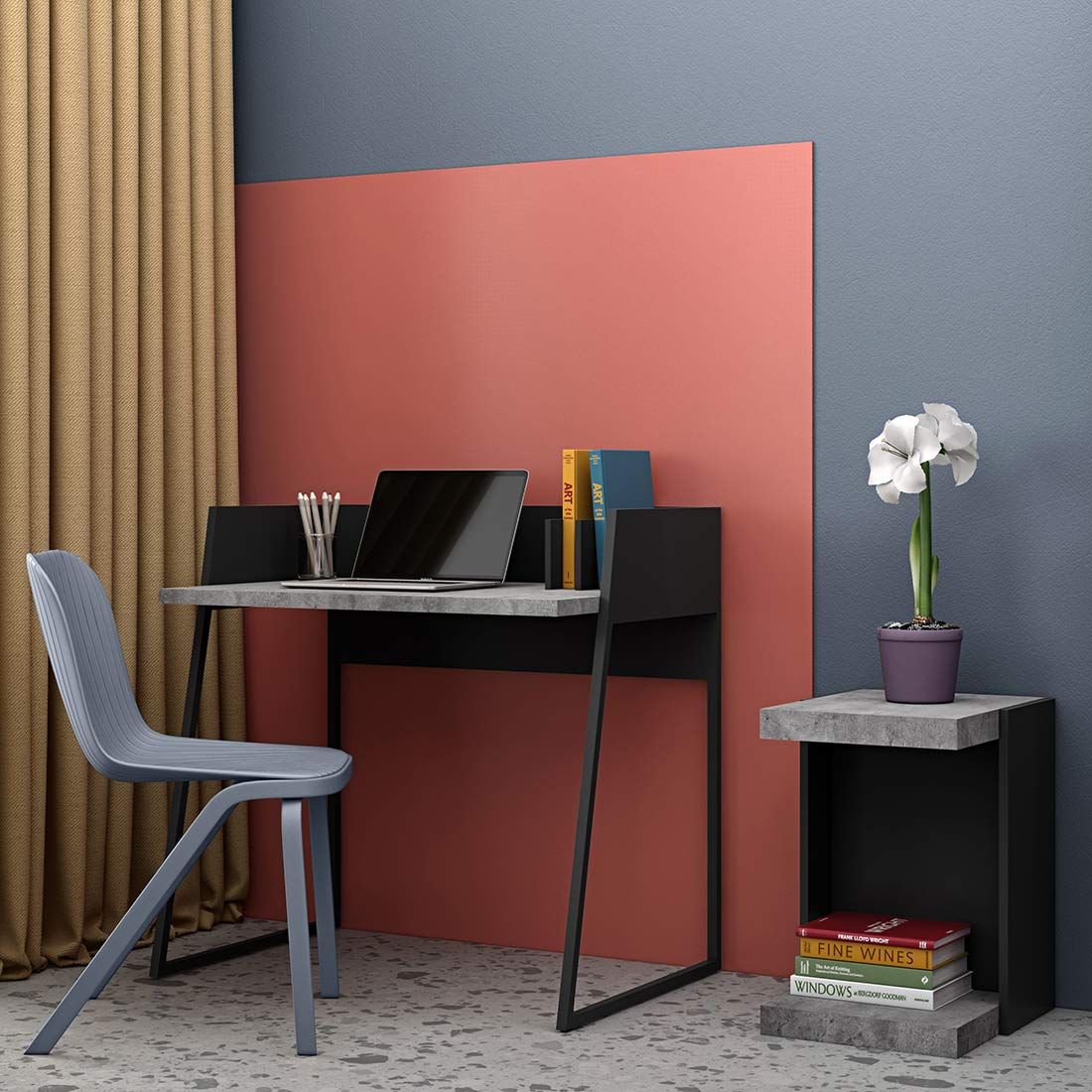 TEMAHOME Volga Schreibtisch 90x60x88cm