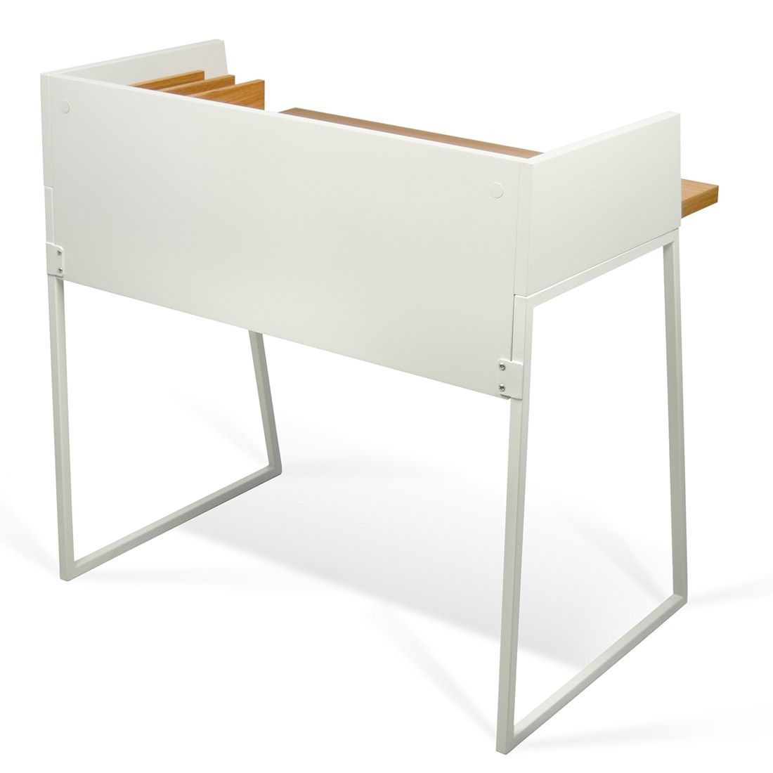 Weiß/Eiche Volga 90x60x88cm Schreibtisch TEMAHOME