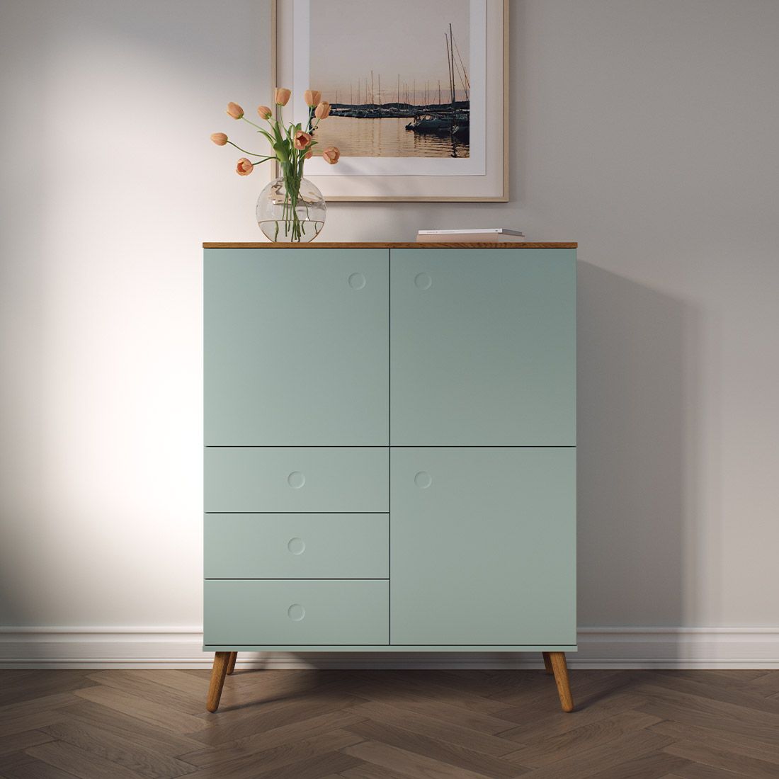 Tenzo Dot Highboard 109x43x137cm