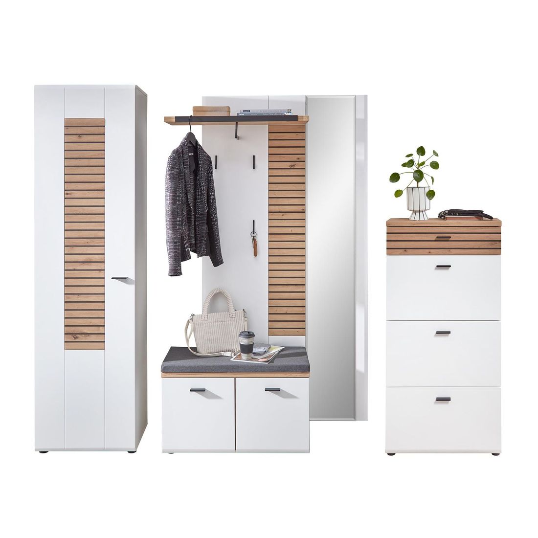 Wohnconcept Fresno Garderoben-Set 4-tlg.