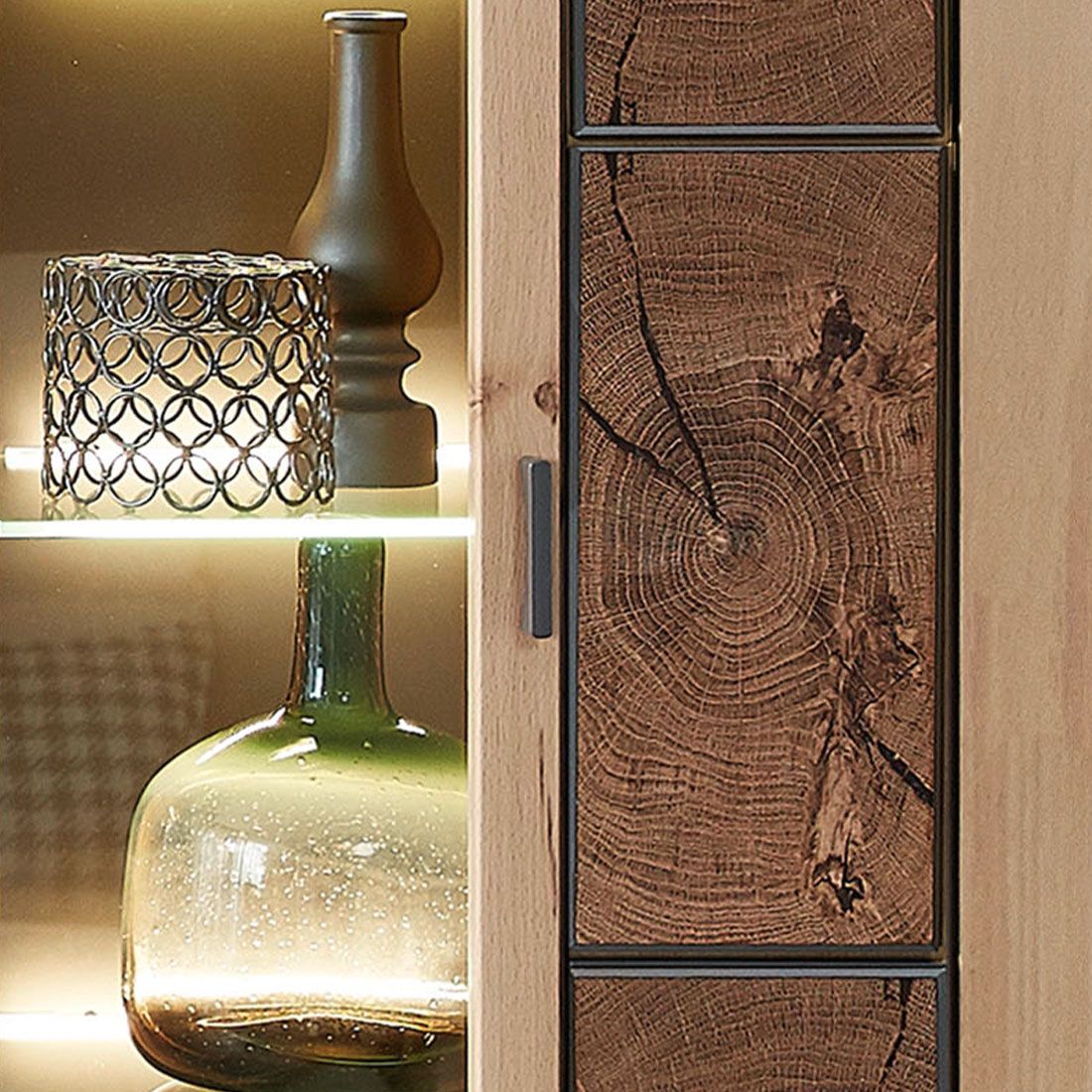 Wohnconcept Madera II Hängevitrine 52x37x169cm