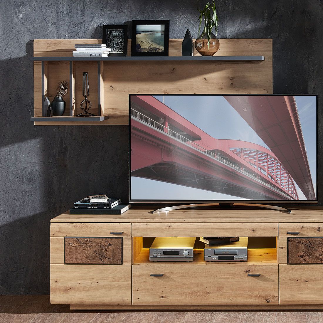 Wohnconcept Madera Wandboard 160x22x58cm