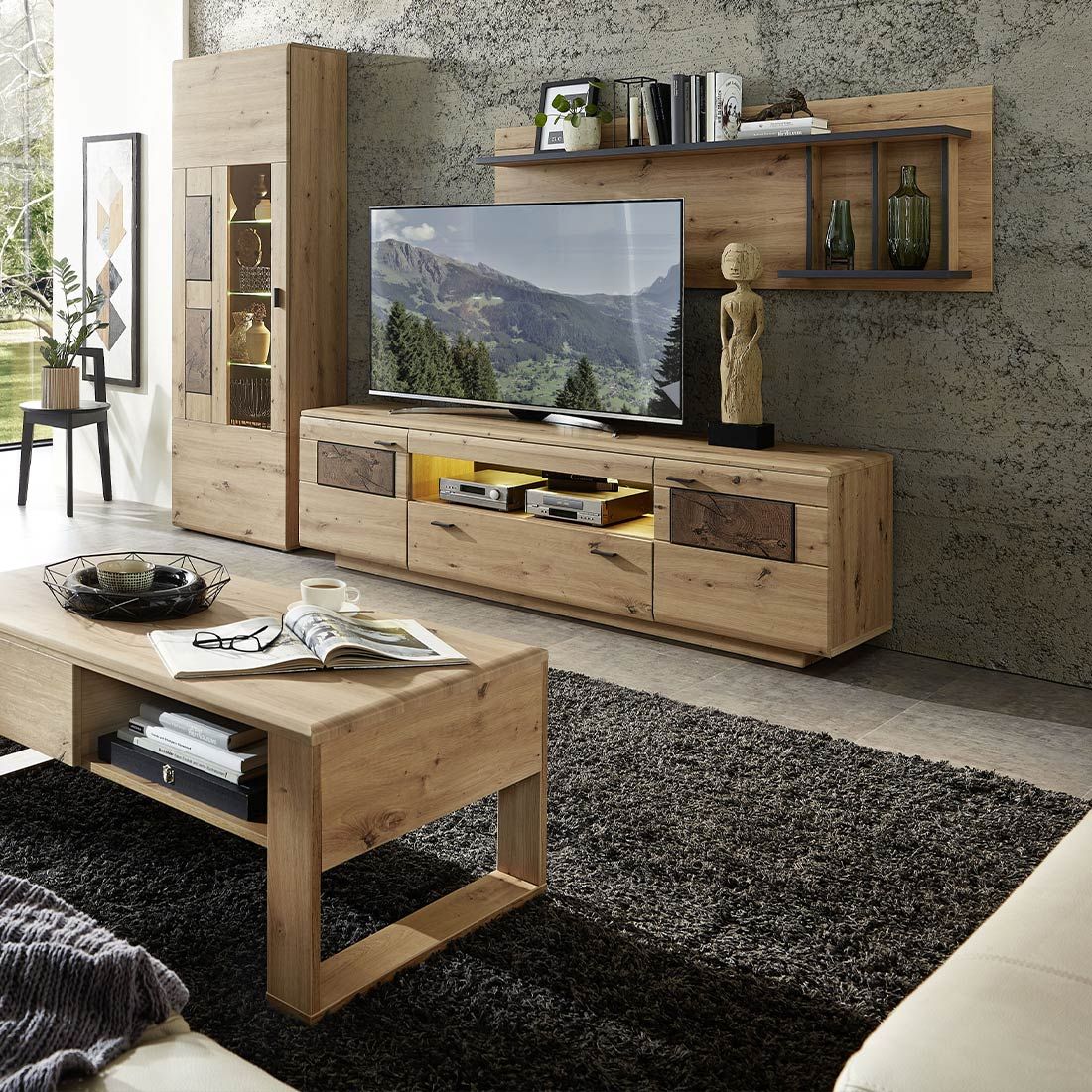 Wohnconcept Madera Wandboard 160x22x58cm
