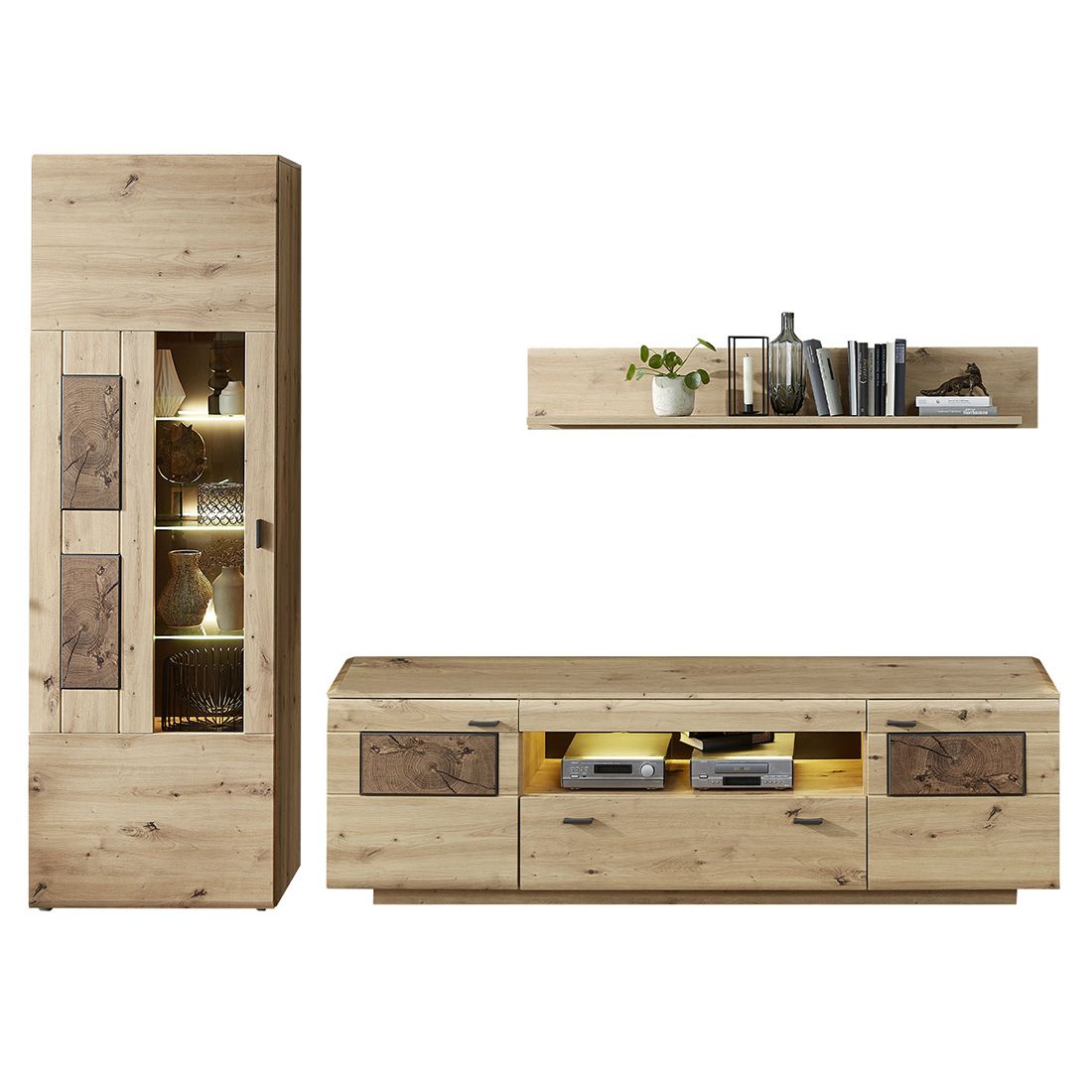 Wohnconcept Madera II Wohnwand 3-tlg.