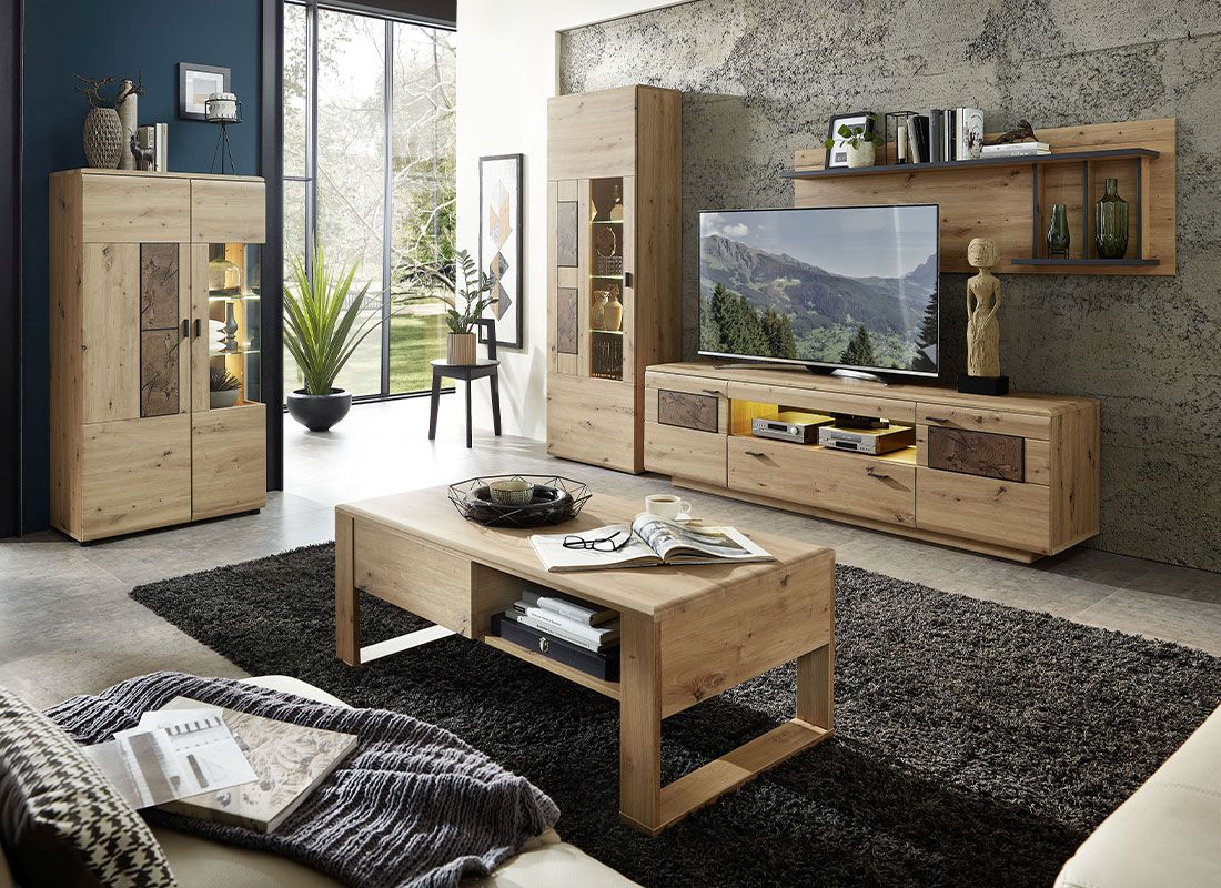 Wohnconcept Madera II Wohnzimmer-Set 5-tlg.