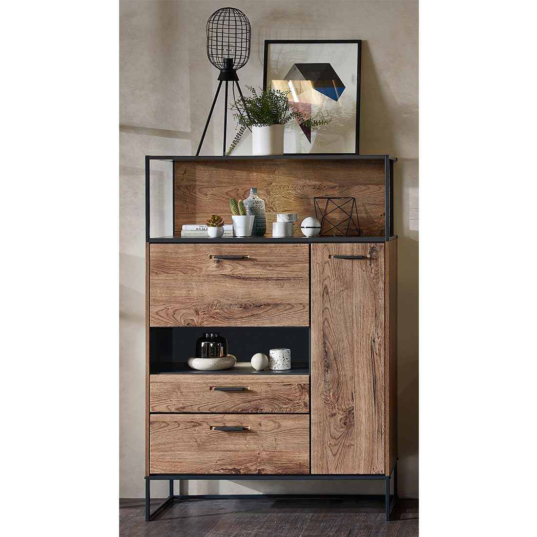 Wohnconcept Manhattan Highboard 99x38x151cm