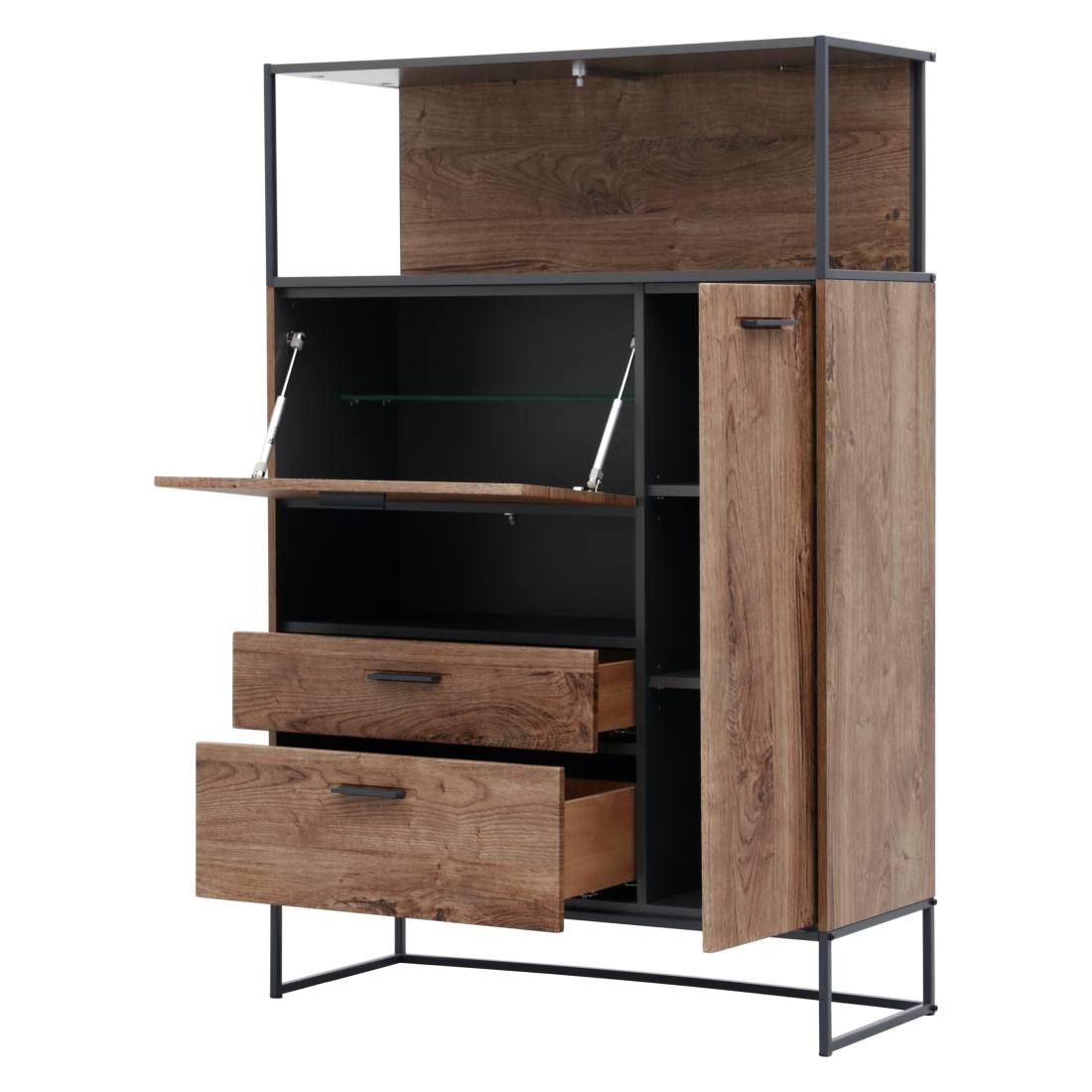 Wohnconcept Manhattan Highboard 99x38x151cm