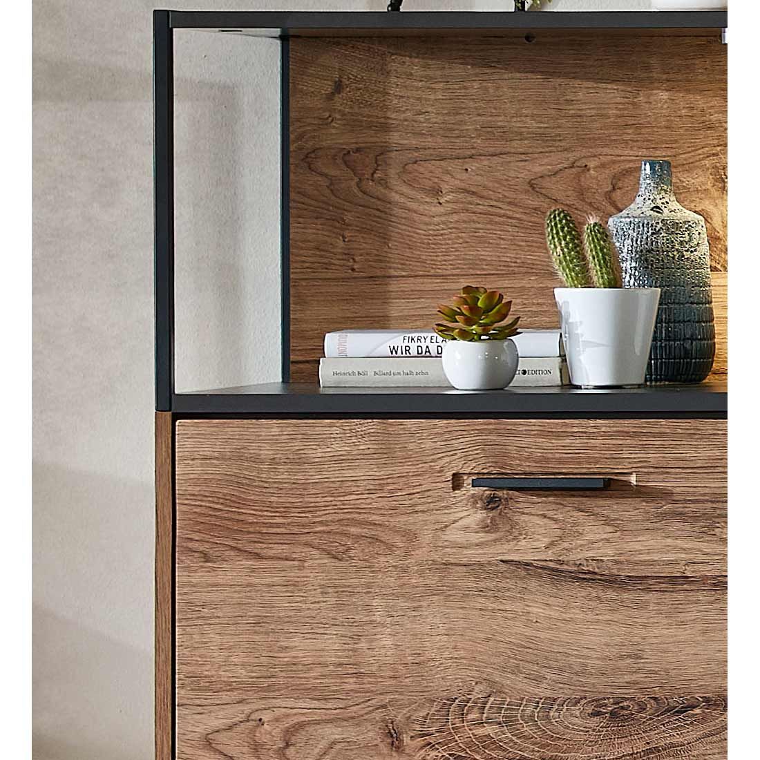 Wohnconcept Manhattan Vitrine 110x38x148cm