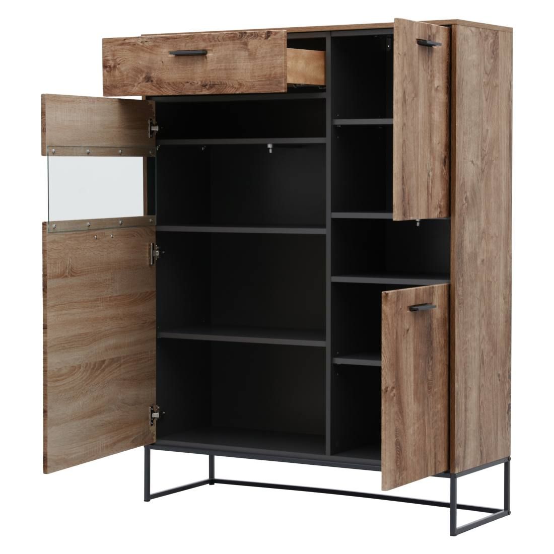 Wohnconcept Manhattan Vitrine 110x38x148cm