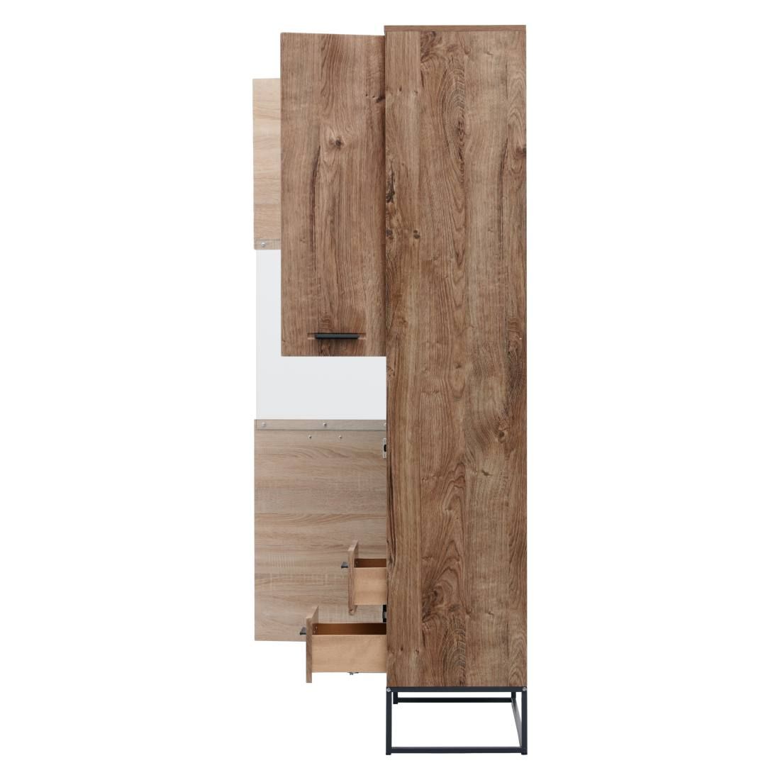 Wohnconcept Manhattan Vitrine 79x38x196cm