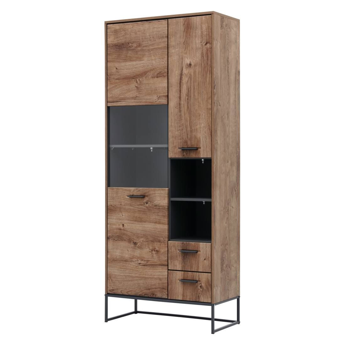 Wohnconcept Manhattan Vitrine 79x38x196cm