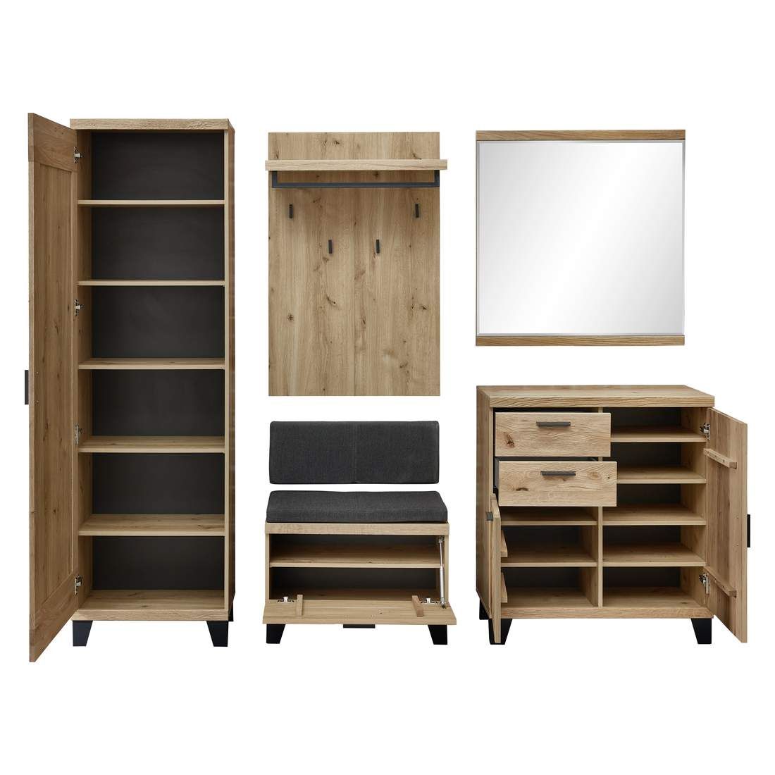 Wohnconcept Persiko Garderoben-Set 5-tlg.