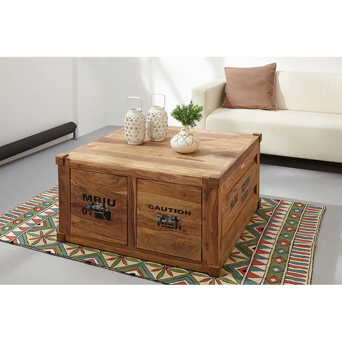 Wolf Möbel Container Couchtisch 91x91cm