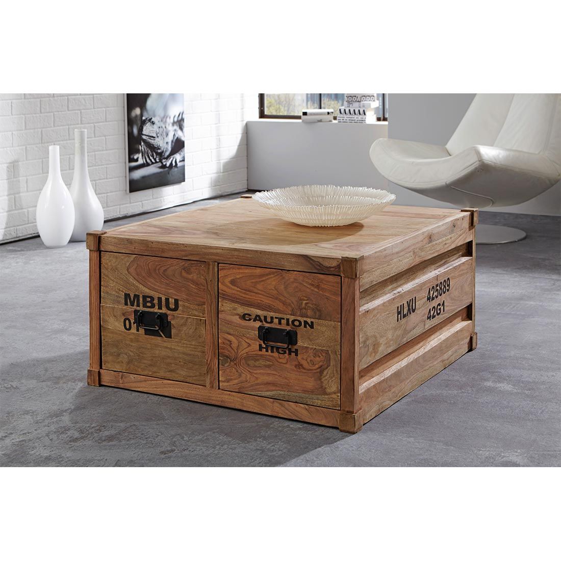 Wolf Möbel Container Couchtisch 91x91cm