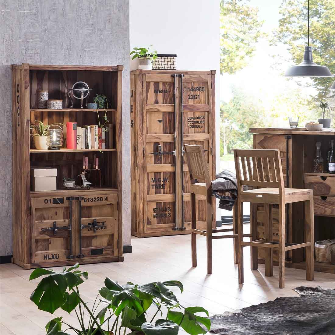 Wolf Möbel Container Schrank 90x45x180cm