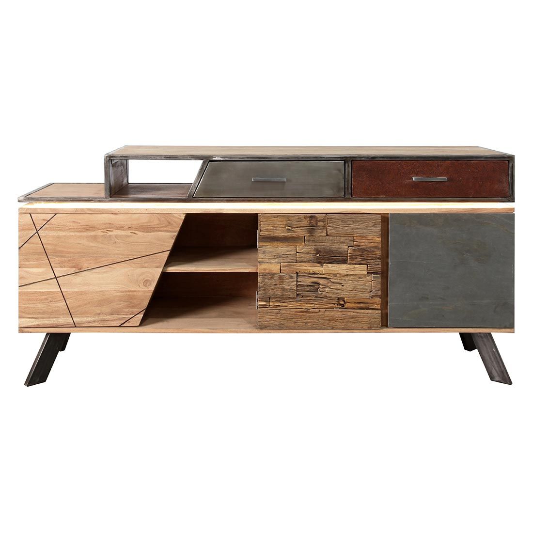 Wolf Möbel Stadium Sideboard mit Beleuchtung 175x40x85cm