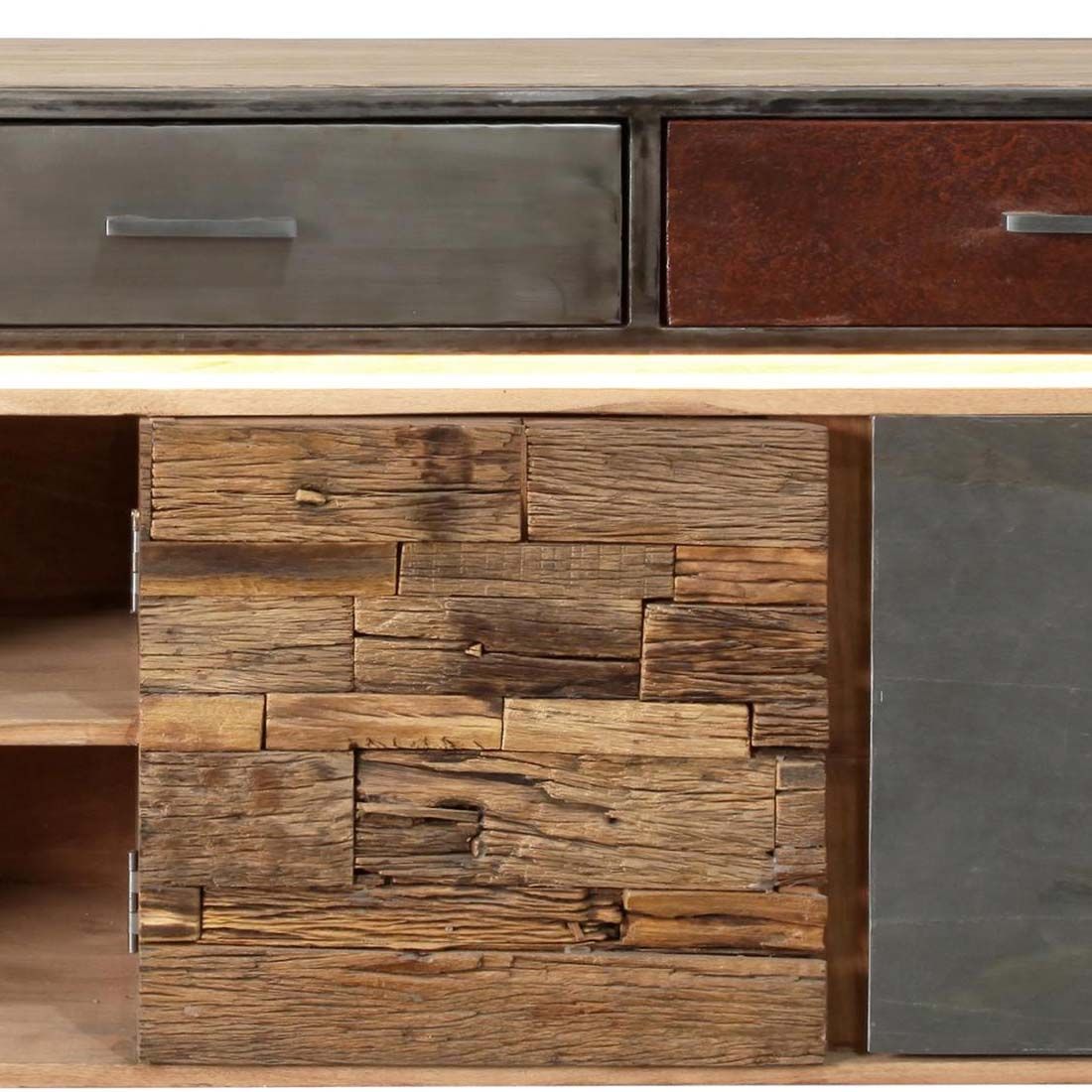 Wolf Möbel Stadium Sideboard mit Beleuchtung 175x40x85cm