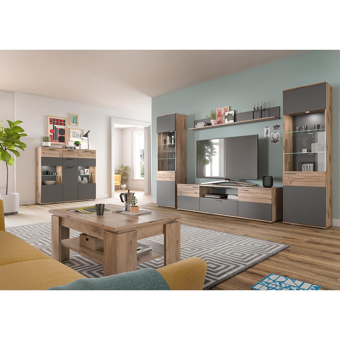 Xonox Mason Wandboard 180x20x21cm