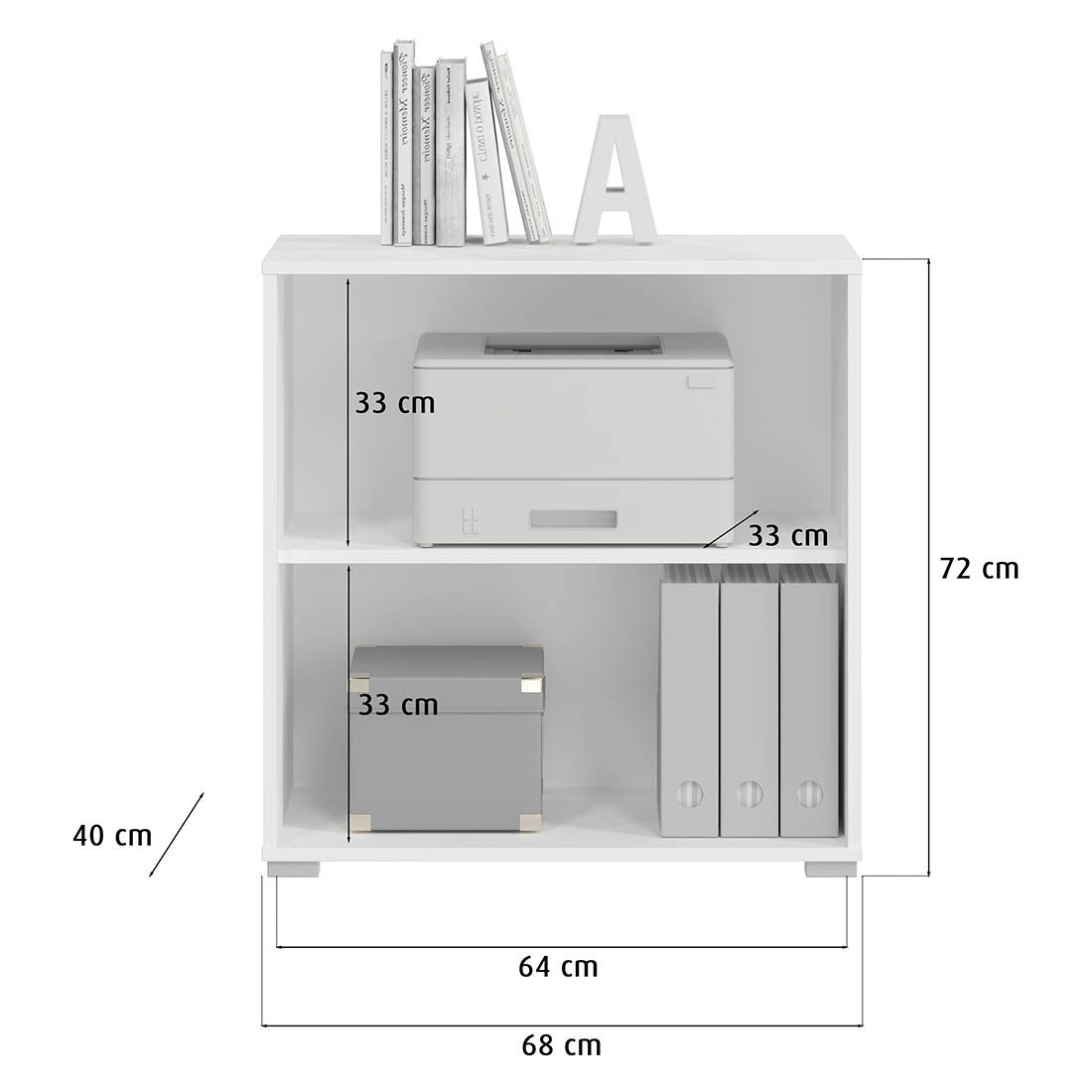 Xonox Mover Aktenregal 68x40x72cm
